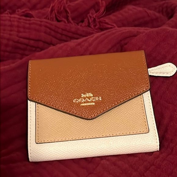 Coach tri fold leather wallet - Picture 1 of 5